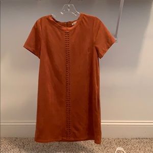 Suede dress
